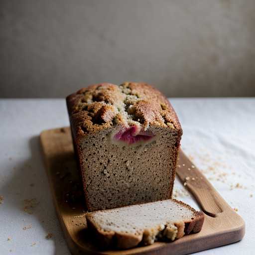 Rhubarb Nut Bread recipe image