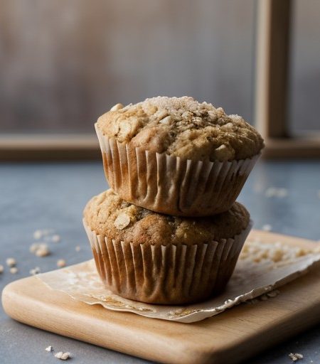 Rhubarb Oatmeal Muffins (Qc 4/99 recipe image