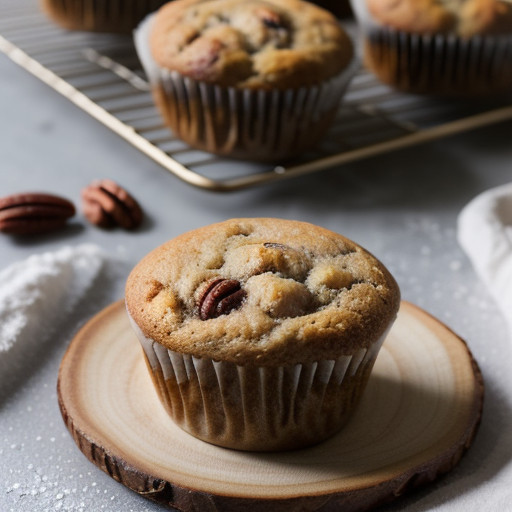 Rhubarb-Pecan Muffins recipe image