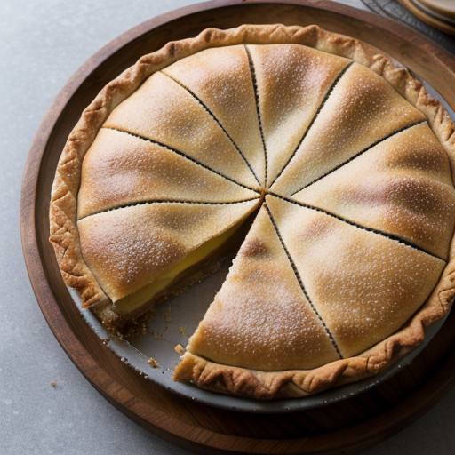 Rhubarb Pie With Orange Pastry recipe image