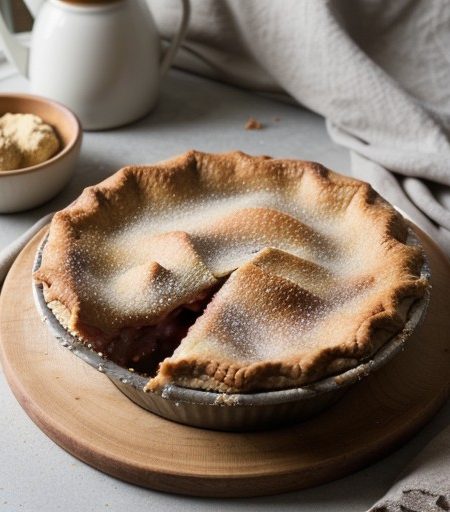 Rhubarb Pie recipe image