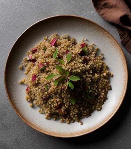 Rhubarb Pilaf recipe image