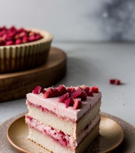 Rhubarb Raspberry Platz recipe image