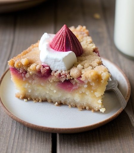 Rhubarb Upside Down Cake recipe image