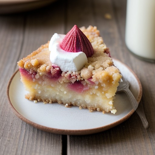 Rhubarb Upside Down Cake recipe image