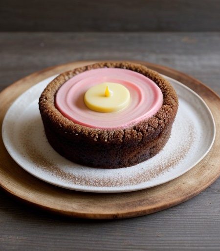 Rhubarb Upside-Down Cake recipe image