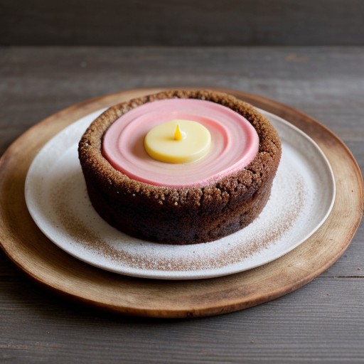 Rhubarb Upside-Down Cake recipe image