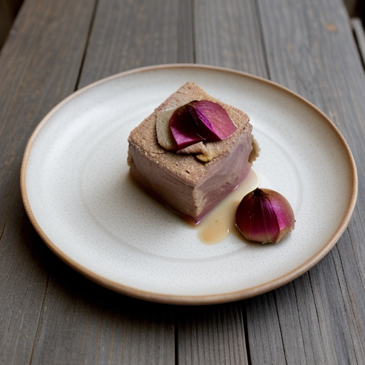 Rhubarb and Foie Gras recipe image