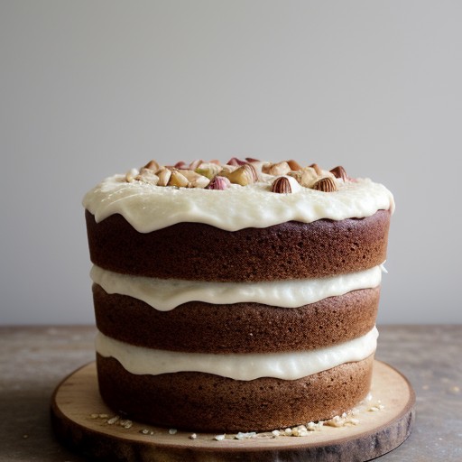 Rhubarb and Nut Streusel Cake recipe image
