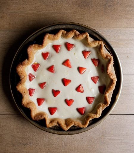 Ribbon Strawberry Pie recipe image
