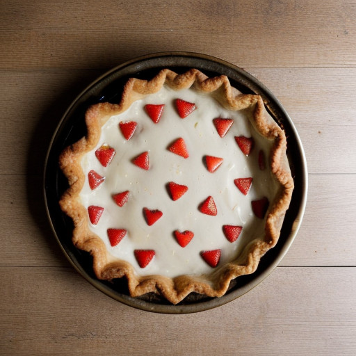 Ribbon Strawberry Pie recipe image