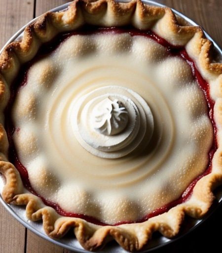 Ribbon Strawberry Pie recipe image