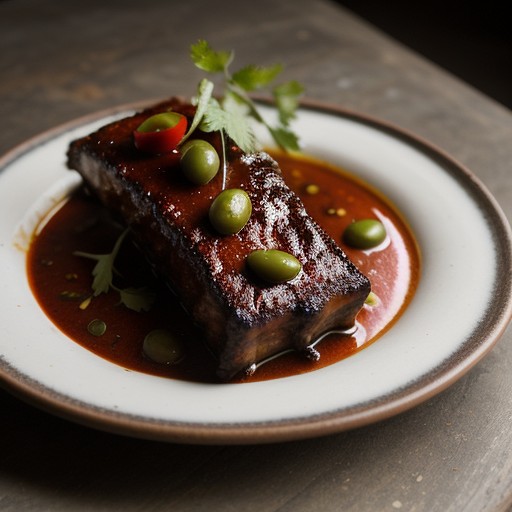 Ribs in Pepper-Sauce (Adla'l-Bagar Ma'salsat Filfil recipe image