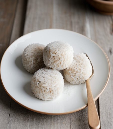 Rice Ball in Coconut Milk recipe image