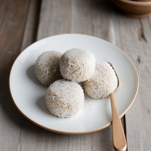 Rice Ball in Coconut Milk recipe image