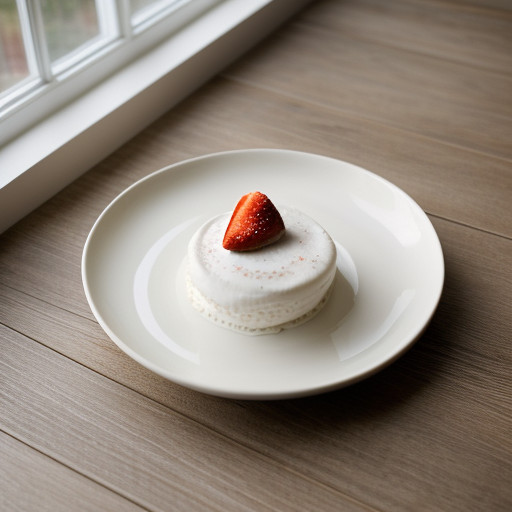 Rice Cream With Strawberry S recipe image