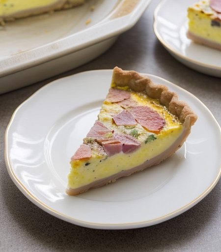 Rice-Crust Quiche recipe image