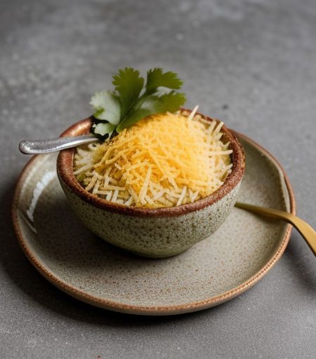 Rice Cups With Guacamole and Salsa recipe image