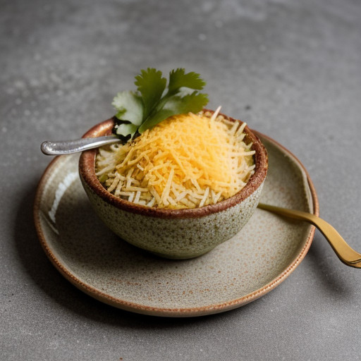 Rice Cups With Guacamole and Salsa recipe image