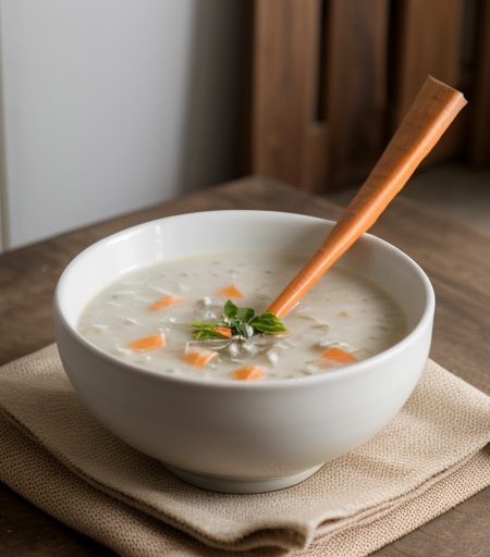 Rice & Endive Soup recipe image