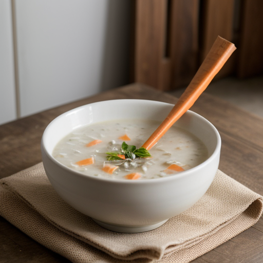 Rice & Endive Soup recipe image