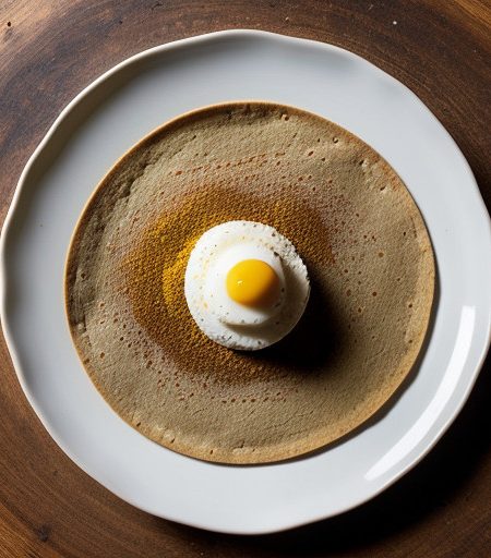 Rice-Flour Dosas With Mustard Seeds & Black recipe image