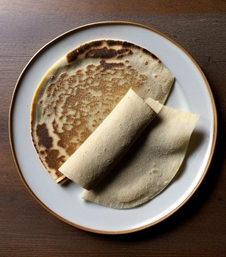 Rice-Flour Dosas With Mustard Seeds and Black Pepper recipe image