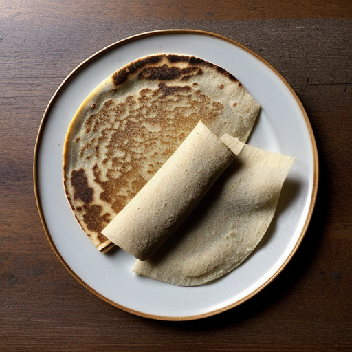 Rice-Flour Dosas With Mustard Seeds and Black Pepper recipe image