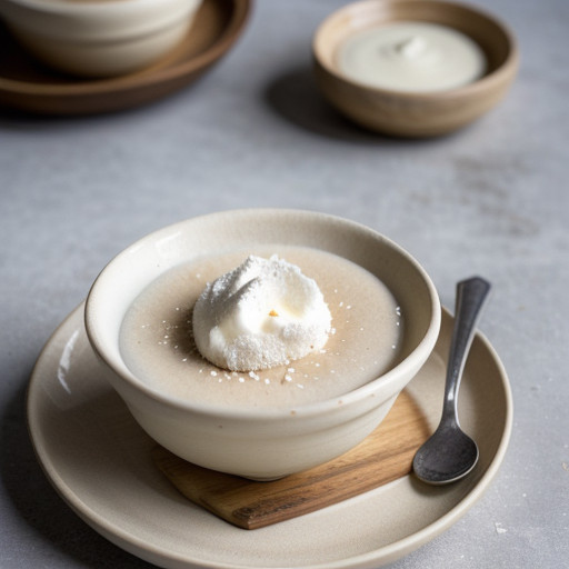 Rice Flour Pudding recipe image