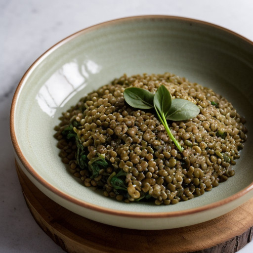 Rice~ Lentil & Spinach Pilaf recipe image