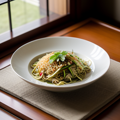Rice Noodles Oriental-Style recipe image