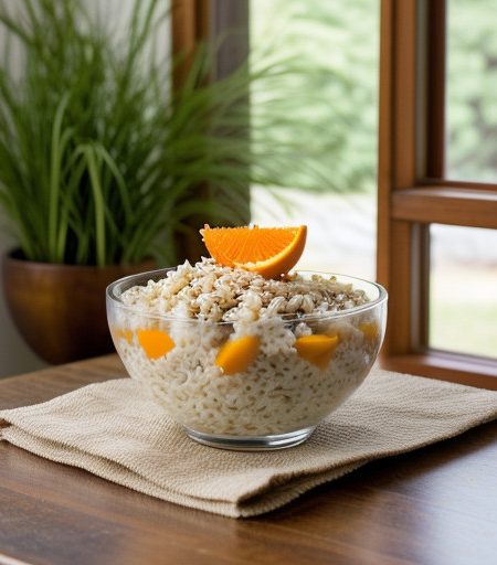 Rice, Orange and Pecan Salad recipe image