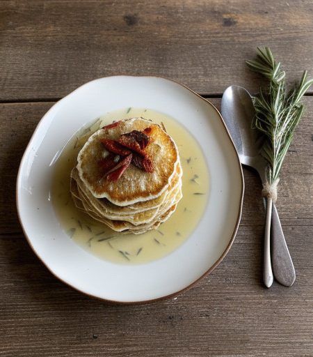 Rice, Parmesan and Dried Tomato Pancakes recipe image