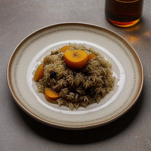 Rice Pilaf With Apricots~ Raisins & Pine Nu recipe image