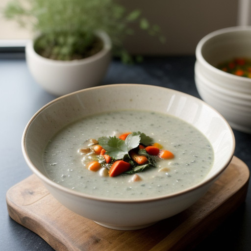 Rice Poblano Soup recipe image