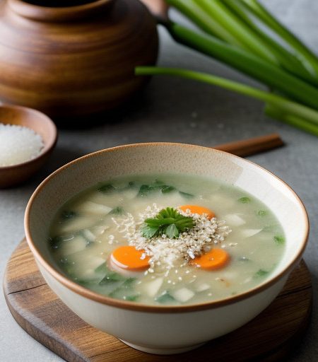 Rice Soup Florentine recipe image