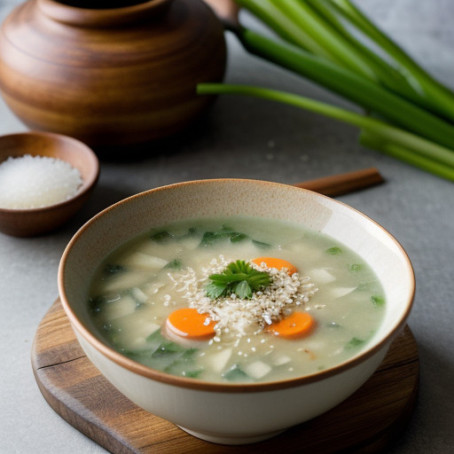 Rice Soup Florentine recipe image