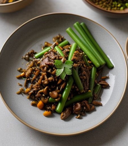 Rice Sticks With Vegetables recipe image