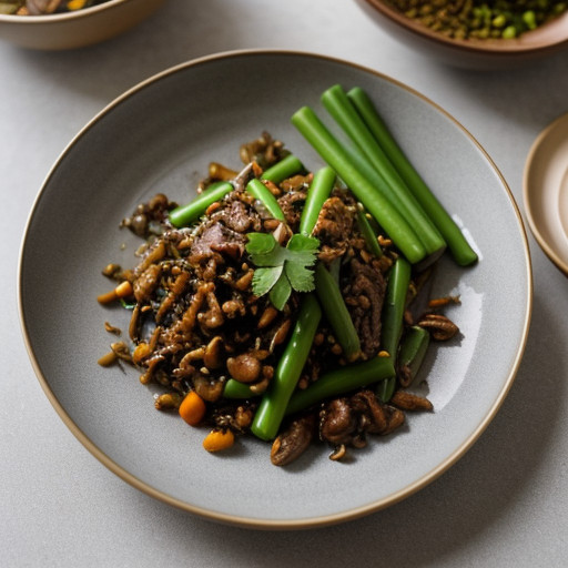 Rice Sticks With Vegetables recipe image