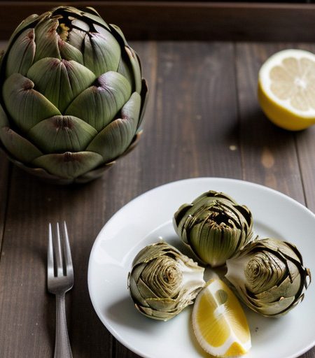 Rice-Stuffed Artichokes recipe image