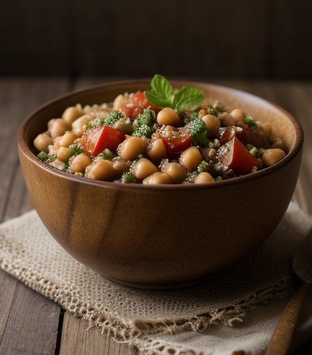 Rice, Tomato, and Eggplant Salad - Gh_9407 recipe image