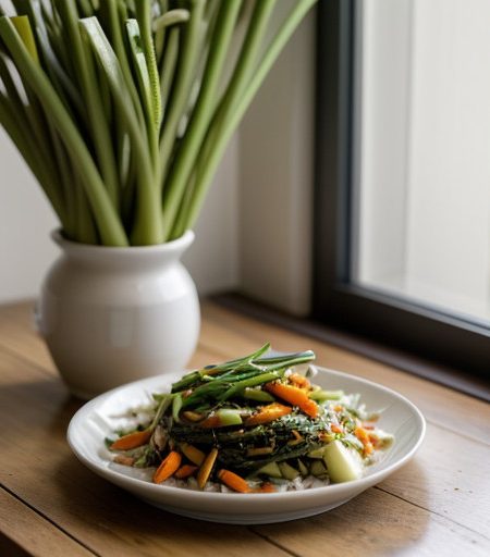 Rice & Vegetables in Wine recipe image