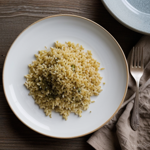 Rice With Garlic & Pine Nuts recipe image