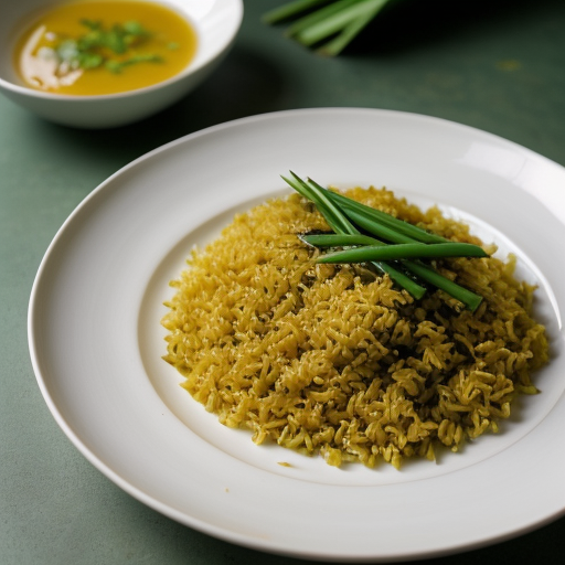 Rice With Lemongrass & Green Onion recipe image