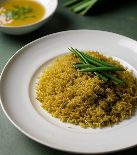 Rice With Lemongrass & Green Onion recipe image