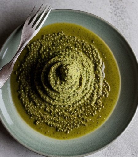 Rice With Pesto Sauce recipe image