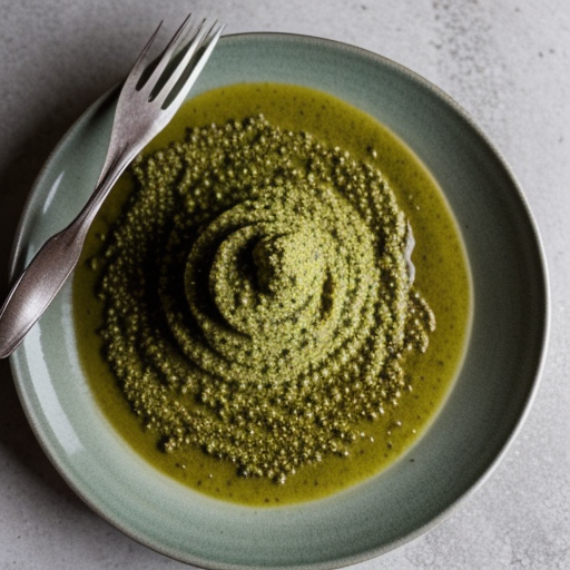 Rice With Pesto Sauce recipe image
