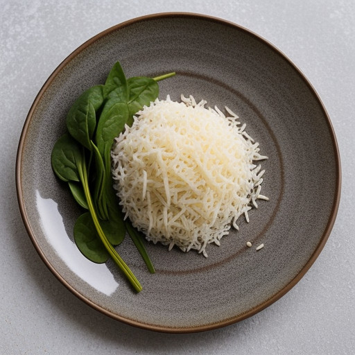 Rice With Spinach Herbs & Cheese recipe image