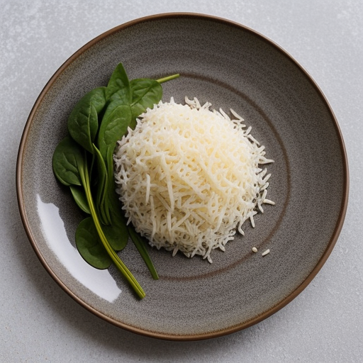 Rice With Spinach Herbs & Cheese recipe image