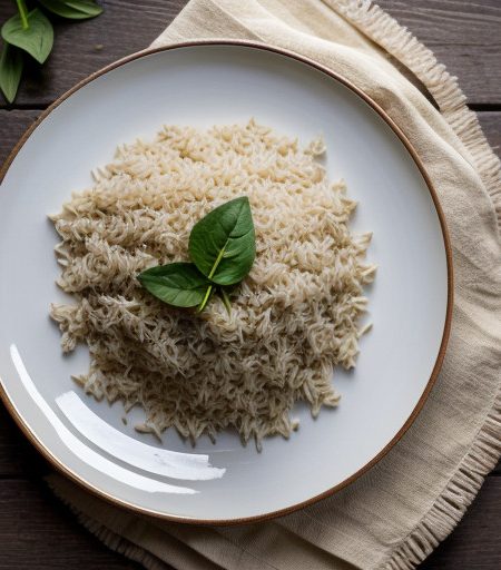 Rice With Spinach~ Herbs & Cheese recipe image